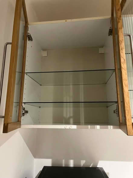 Photo of free IKEA Glass-fronted Wall Cabinets (Thornton Heath CR7 8) #2