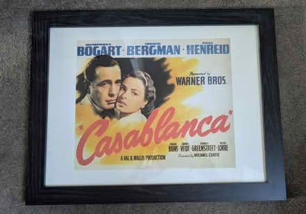 Photo of free Casablanca movie poster framed (Bromborough Rake, CH62) #1