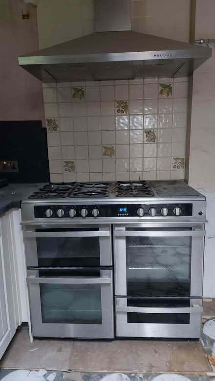Photo of free Dual fuel range cooker & cooker hood (Lupton LA6) #1