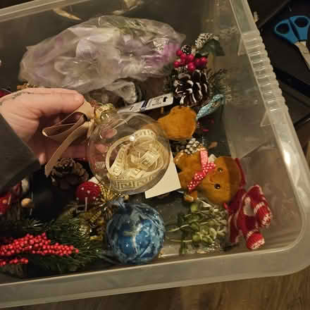 Photo of free Box of Xmas things (LS26 rothwell) #4