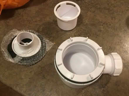 Photo of free Unused Magna 1 1/2 inch shower trap brackets 90 mm tray) (Malvern Link WR13) #4