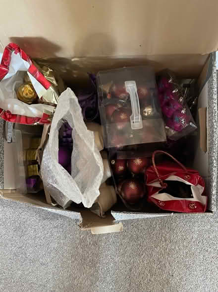 Photo of free Xmas tree decorations (Gobowen SY11) #1