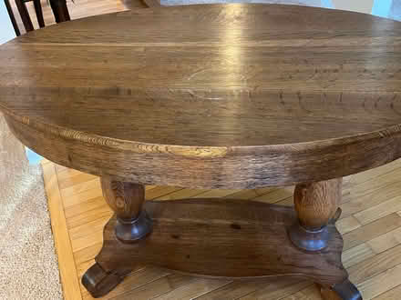 Photo of free Vintage oak table (Leesburg, VA) #1