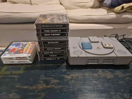 Photo of free PlayStation 1 + 10 games (Merton Park SW19) #1