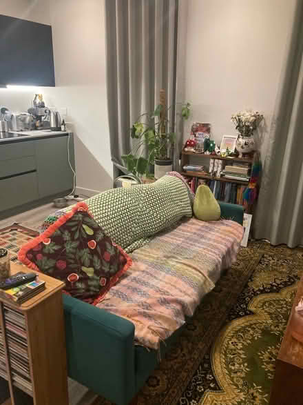 Photo of free Green two seater sofa (Hove Station area BN3) #3