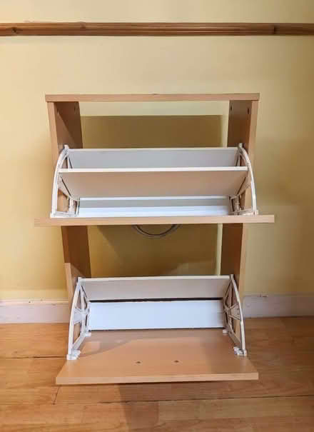 Photo of free Two Drawer Shoe Storage Cabinet. (PL4) #4