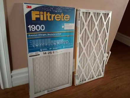 Photo of free Furnace Air Filter 14" x 25" x 1" (NE Fort Collins) #2