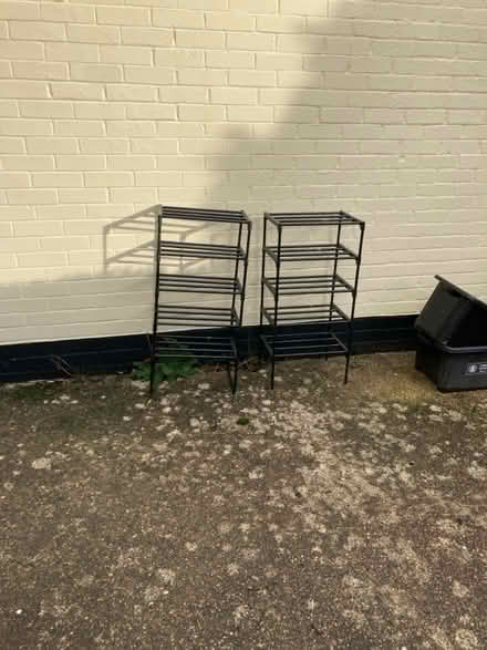 Photo of free 2 small shelving units (Selsey PO20) #1