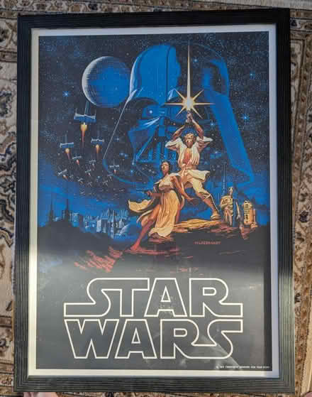 Photo of free Star Wars movie poster framed (Bromborough Rake, CH62) #1