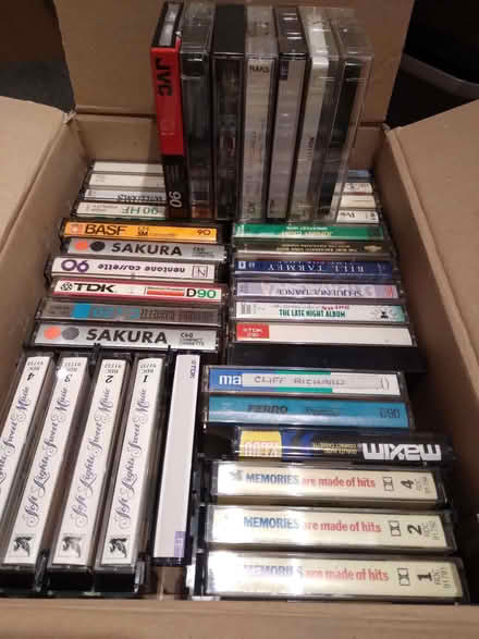 Photo of free A box of Cassette Tapes (Aldridge WS9) #1