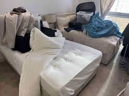 Photo of free Bed with mattress (Nine elms) #1
