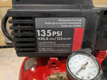 Photo of free Air compressor (Hazeldean/Castlefrank area) #2