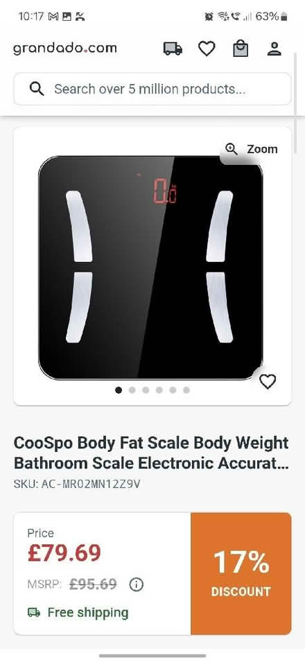 Photo of free Body fat scales (Ballingry KY5) #1