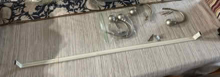 Photo of free Curtains and hardware/ tiebacks (Cedar knolls, NJ) #2