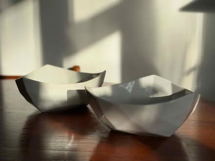 Photo of free Two ceramic white bowls (Ha02nt) #1