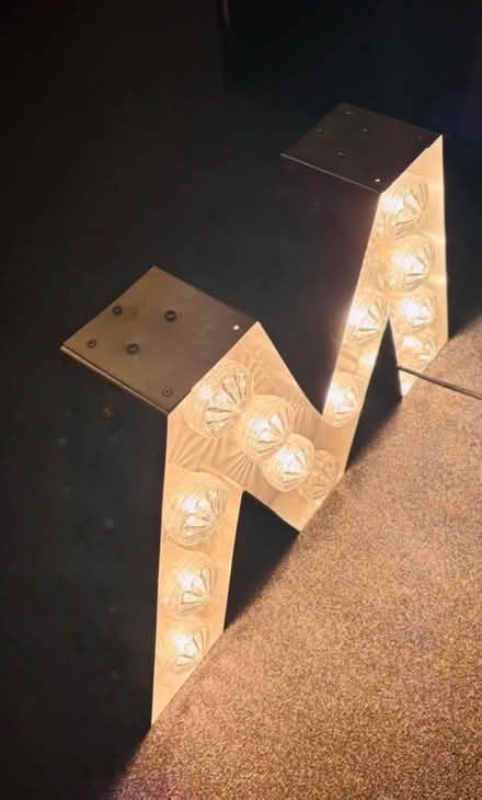 Photo of free Letter M Led light. Plug in (Wimbledon SW19) #1