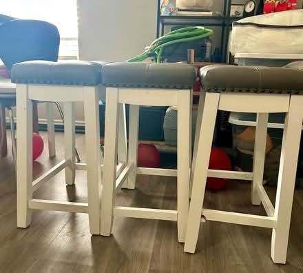 Photo of free (3) Bar stools (Arlington) #1