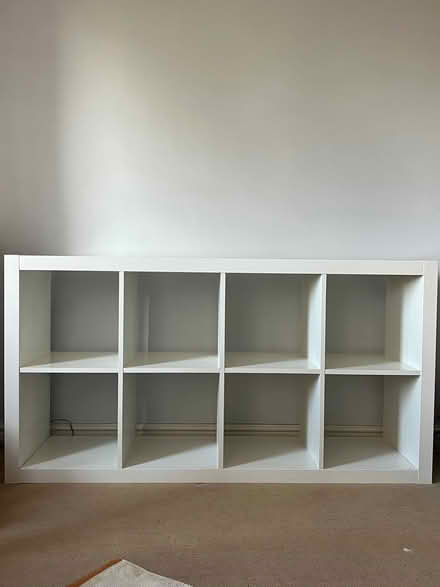 Photo of free IKEA KALLAX 2x4 cube shelving unit (Hackney Downs E5) #1
