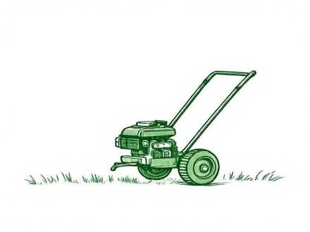 Photo of free petrol wheeled strimmer (Llangunllo LD1) #1