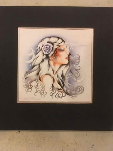 Photo of free Matted picture of unicorn lady (Wallingford) #1