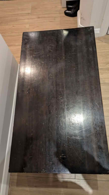 Photo of free Storage chest (dark wood) (Fleetville AL1) #3