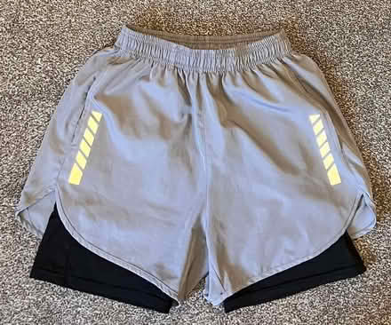 Photo of free Mens medium (medium-large) lined sports/gym shorts (Greaves LA1) #1