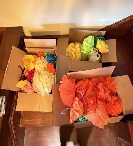 Photo of free Tissue paper flowers (inner N/NE Portland) #1