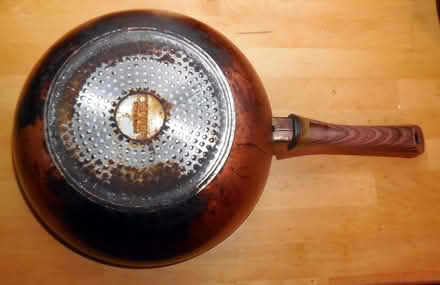 Photo of free 28cm Copper Stone flat-bottom Wok-type pan. (Stroud GL5) #3