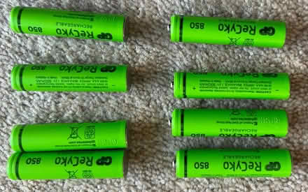 Photo of free Eight rechargeable AAA batteries (Chalford GL6) #1