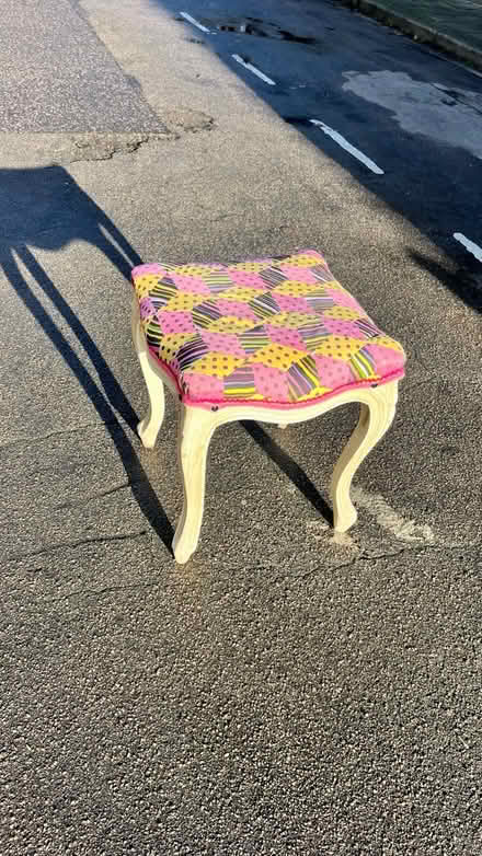 Photo of free Unique stool with soft seat (CB1 (Petersfield) Mill Road) #1