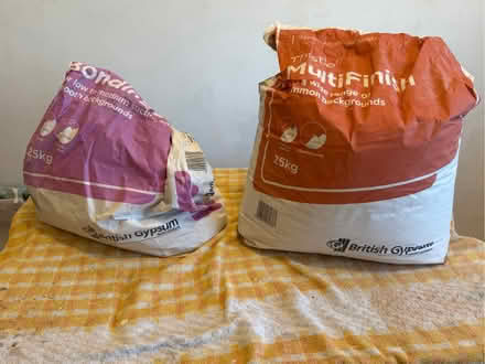 Photo of free Half a bag of Thistle MultiFinish plaster and a bit of bonding (Beaconsfield HP9) #1