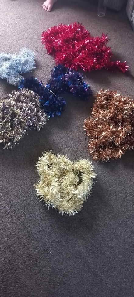 Photo of free Xmas tinsel various colours (Waterlooville) #2