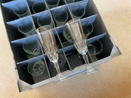 Photo of free 48 champagne flutes (East Carleton NR14) #2