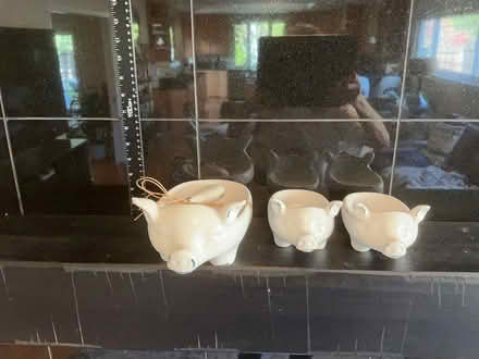 Photo of free 3 decorative pig serving dishes (Los Altos, CA) #2