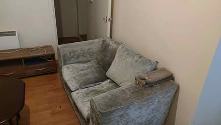 Photo of free Silver-grey two seater couches (Kirkdale L4) #2