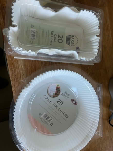 Photo of free Cake tin liners (Kempston) #1