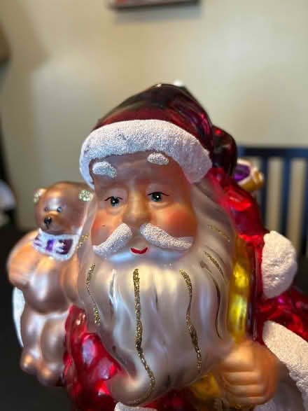 Photo of free Glass Santa Claus (Owings Mills,MD) #2
