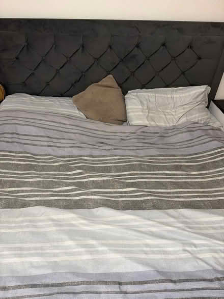 Photo of free King bed frame and mattress (BD8) #1