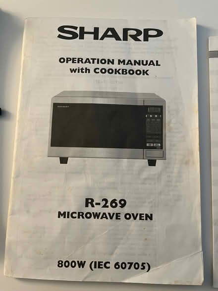 Photo of free SHARP R-269 800w Microwave (Harding Street, Tenby) #4