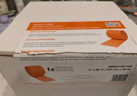 Photo of free Kerdi waterproof banding (Hazeldean/Castlefrank area) #3