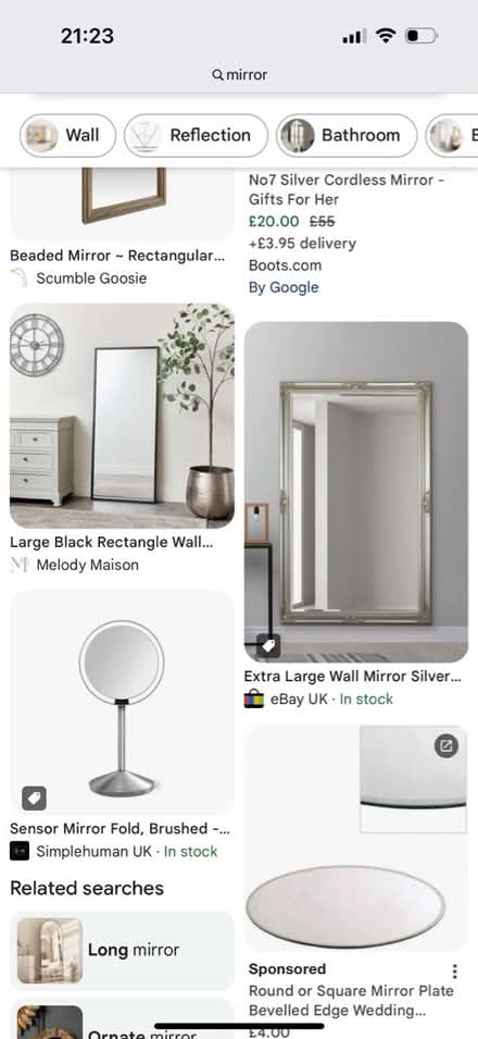 Photo of Any kind of mirrors (can be broken) (TW16) #1