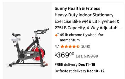 Photo of free Exercise bike (Douglas Park) #1