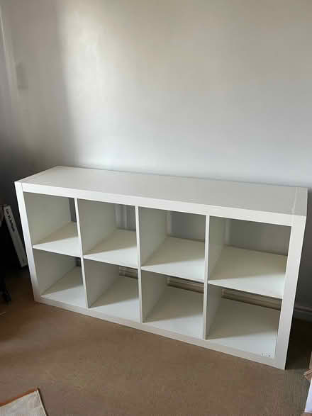Photo of free IKEA KALLAX 2x4 cube shelving unit (Hackney Downs E5) #4