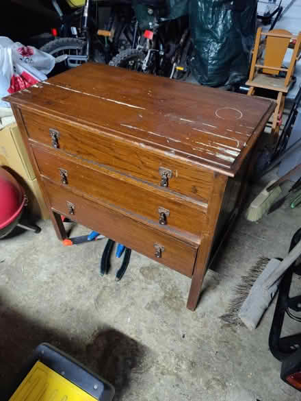 Photo of free Wooden chest of drawers (Crowborough TN6) #1