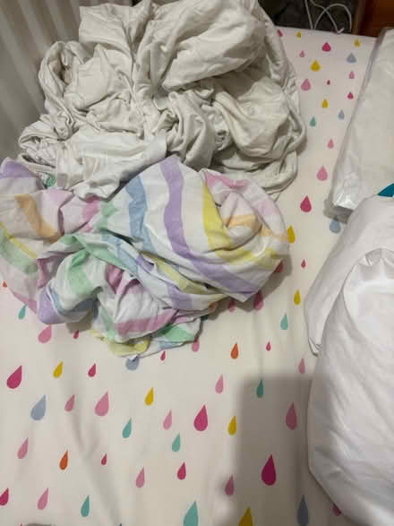 Photo of free 2 cot bed mattress and some sheets (SE25 selhurst) #3