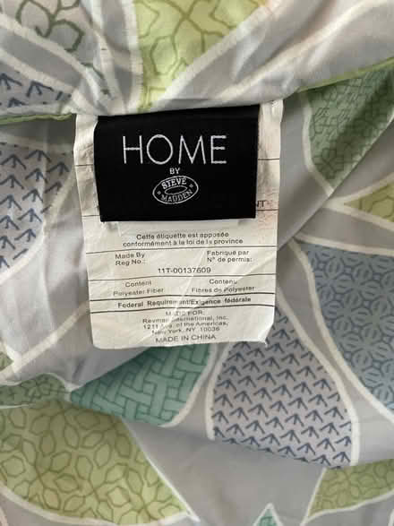 Photo of free Green and grey comforter (Fernhill BL9) #4