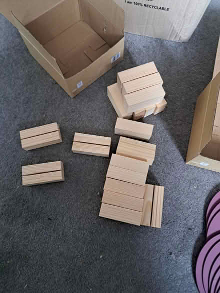 Photo of free Acrylic table signs (Bonnyrigg EH19) #3