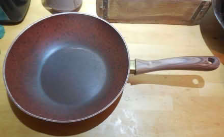 Photo of free 28cm Copper Stone flat-bottom Wok-type pan. (Stroud GL5) #1