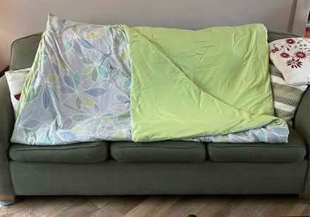 Photo of free Green and grey comforter (Fernhill BL9) #1