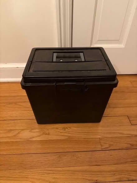Photo of free Storage box, missing latch (Metuchen NJ) #1